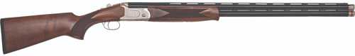 Mossberg International Gold Reserve 12 Gauge Over/Under Shotgun 30" Barrel 2Rd Capacity Bead Sights Grade-A Black Walnut Stock Scroll And Inlay Polished Silver Finish