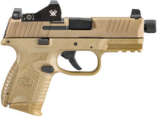 FNH USA 509 Compact Tactical Semi-Auto Pistol 9mm Luger 4.32" Barel 10Rd Mag Vortex Viper Red Dot Sight Flat Dark Earth Finish