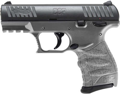 Click to see larger image. Walther CCP M2+ Semi-Auto Pistol 9mm Luger 3.54" Barrel (1)-8Rd Mag Interchangeable Front Sight Adjustable Rear Grey Tungsten Finish