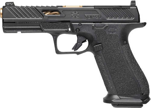 Shadow Systems DR920 Elite Striker Fired Semi-Auto Pistol 9mm Luger 4.5" Barrel (2)-17Rd Mags Green Tritium Front Sight Flat Dark Earth Cerakote Finish