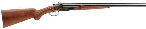 Pietta 1878 Double Barrel Deluxe Coach Side-By-Side 12 Gage Shotgun 20" 2Rd Capacity Turkish Walnut Stock Black Finish