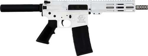 Great Lakes Firearms & Ammo AR15 Semi-Auto Pistol 223Remington 7.5" Barrel (1)-30Rd Mag White Finish