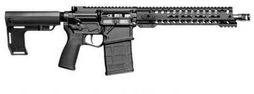 Click to see larger image. Patriot Ordnance Factory Rouge Direct Impengement Semi-Auto AR-10 Style Pistol 308Win 12.5" Stainless Steel Match Grade Barrel (1)-10Rd Mag Black Finish