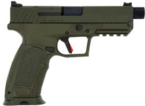 SDS Imports PX-9 Gen3 Duty Striker Fired Compact Semi-Auto 9mm Luger 4.69" Threaded Barrel (2)-10Rd Mags Fiber Optic Front Sight OD Green Finish