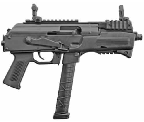 Charles Daly PAK-9 Semi-Auto AK-Style Pistol 9mm Luger 6.3" Barrel (1)-10Rd Beretta Compatable Mag (1)-33Rd Glock Front/Rear Flip-Up Sights Matte Black Finish