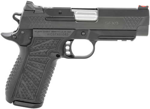 Wilson Combat SFX9 1911-Style Semi-Auto Pistol 9mm Luger 4" Barrel (2)-15Rd Mags Fiber Optic Front Sight Black Finish