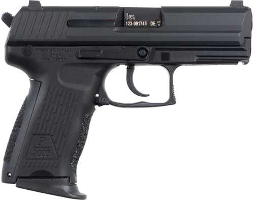 Heckler & Koch P2000 Semi-Auto Pistol 9mm Luger 3.66" Barrel (1)-10Rd Mag Night Sights Black Finish