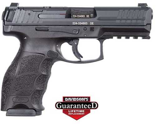 <span style="font-weight:bolder; ">Heckler</span> & Koch VP9 Push Button Optic Ready Double Action Semi-Auto Pistol 9mm Luger 4.09" Hammer Forged W/ Polygonal Rifling Barrel (2)-17Rd Mags Luminous Front Sight Black Serrated Rear Polymer Finish