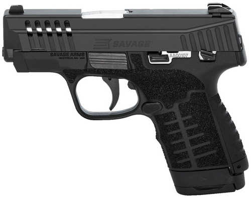 Savage Arms Stance Semi-Auto Pistol 9mm Luger 3.2" Barrel (2)-7Rd Mag Tritium Front & Rear Night Sights Black Finish