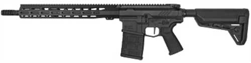 Grey Ghost Precision Heavy .308 MKII Semi-Auto Rifle Winchester 16" Match Grade Barrel (1)-20Rd Mag 15" MLok Handguard Black Finish