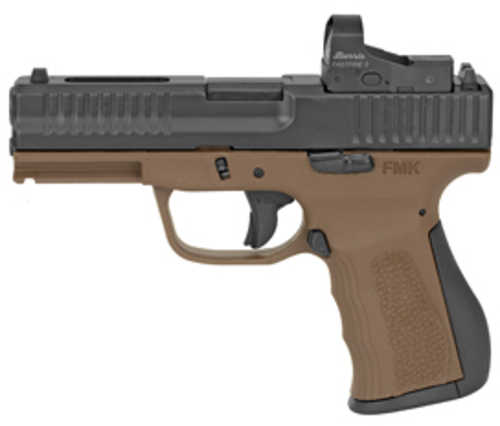 FMK Firearms 9C1 Elite Pro Striker Fired Compact Semi-Auto Pistol 9mm Luger 4" Barrel (2)-14Rd Mags Burris Fastfire 3 Red Dot Sight Burnt Bronze/Black Polymer Finish