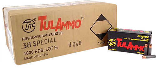 38 Special 50 Rounds Ammunition Tula 130 Grain FMJ