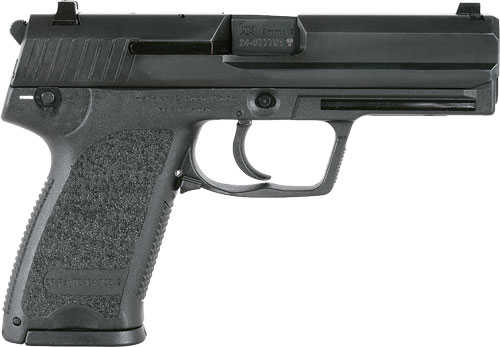 Heckler & Koch USP9 Semi-Auto Pistol 9mm Luger 4.25" Polygonal Rifling Barrel (3)-10Rd Mags Night Sights Black Polymer Finish