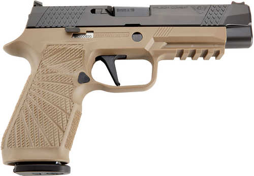 Wilson Combat P320 Semi-auto Pistol 9mm Luger 4.7" Chrome Moly Barrel (2)-17Rd Mags Fiber Optic Sights Right Hand Tan Polymer Finish
