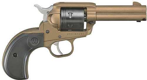 Ruger Wrangler Revolver .22 Long Rifle 3.75" Barrel 6Rd Capacity Blade Front Sight Birdshead Synthetic Grips Burnt Bronze Cerakote Finish