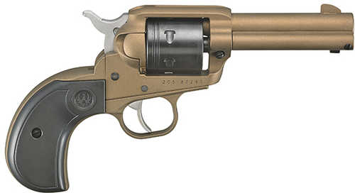 <span style="font-weight:bolder; ">Ruger</span> Wrangler Revolver .22 Long Rifle 3.75" Barrel 6Rd Capacity Blade Front Sight Birdshead Synthetic Grips Burnt Bronze Cerakote Finish