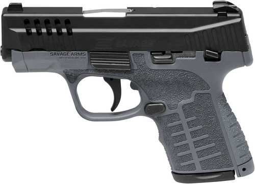 Savage Arms Stance Striker Fired Semi-Auto Pistol 9mm Luger 3.2" Barrel (1)-8Rd,(1)-7Rd Mags Dot Sights Grey Polymer Stock Blued Finish