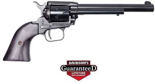 Heritage Manufacturing Rough Rider Custom Black On Series Single Action Revolver .22 Long Rifle 6.5" Barrel 6Rd Capacity Notch Sight Oxide Finish