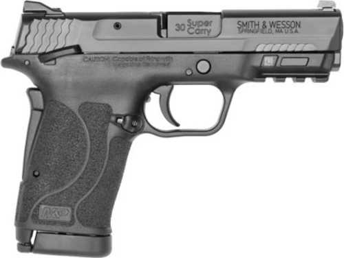 Smith & Wesson Shield EZ Semi-Auto Pistol 30 Super Carry 3.67" Barrel (2)-10Rd Mags Adjustable Sights Black Polymer Finish