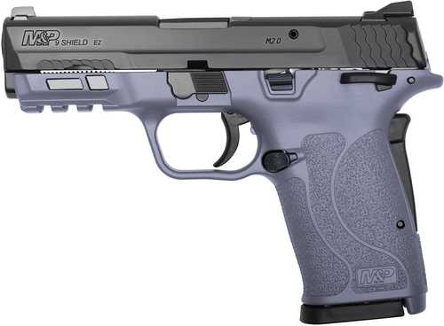 Shadow Systems M&P9 M2.0 Shield EZ Single Action Semi-Auto Pistol 9mm Luger 3.675" Barrel (2)-8Rd Mags White Dot Adjustable Sights Black Stainless Steel Slide Orchid Polymer Finish