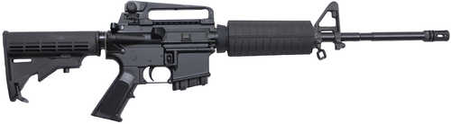 Bushmaster Firearms M4 Patrolman's AR-Style Semi-Auto Tactical Rifle .223 Remington 16" Barrel (1)-10Rd Mag Right Hand A2 Front, Flip Up Rear Sights 6 Position Collapsible Synthetic Stock Black Polymer Finish
