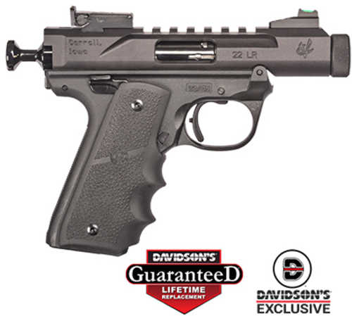 Volquartsen Firearms Mini Mamba Semi-Auto Pistol .22 Long Rifle 3" Barrel 10Rd Magazines Fiber Optic Front Sight, Adjustable Rear Target Sights Black Anodized Finish