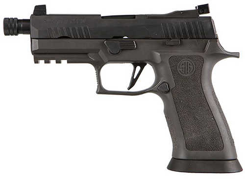 Sig Sauer P320 XCarry Legion Semi-Auto Pistol 9mm Luger 4.6" Threaded Barrel (3)-17Rd Magazines Fully Adjustable XRAY3 Day/Night Sights Grey Stainless Steel Finish