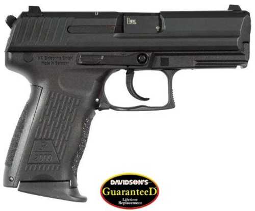 Heckler & Koch P2000 Double Action Semi-Auto Pistol 9mm Luger 3.66" Barrel (2)-13Rd Magazines Fixed Sights Corrosion-Proof, Fiber-Reinforced Polymer Grips Black Nitro-Carburized Finish