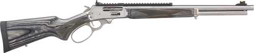 Marlin 1895 SBL Big Loop 45-70 Gov 6+1 Cap 19" Threaded Barrel Polished Stainless Rec/Barrel Gray Laminate Stock