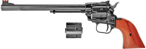 Heritage Rough Rider Single Action Revolver .22 Winchester Magnum Rimfire 9" Barrel 6Rd Capacity Adjustable Sights Cocobolo Grips Matte Black Finish