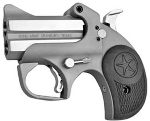 Bond Arms Roughneck Derringer .45 ACP 2.5" Barrel 2Rd Capacity Trigger Guard Fixed Sights Rubber Grips Silver Stainless Steel Finish
