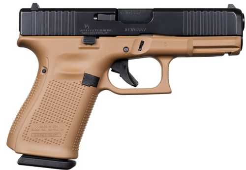 Glock 17 Gen5 Striker Fired Semi-Auto Pistol 9mm Luger 4.49" Marksman Barrel (1)-17Rd Magazine White Dot Front Sight & Outline Rear Black Slide Davidsons Dark Earth Cerakote Finish