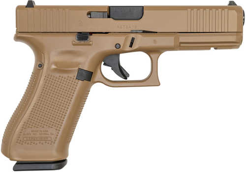 Glock 17 Gen5 Striker Fired Semi-Auto Pistol 9mm Luger 4.49" Marksman Barrel (1)-17Rd Magazine White Dot Front Sight & Outline Rear Davidsons Dark Earth Cerakote Finish