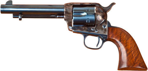 Cimarron USV Artillery Revolver .45 Colt 5.5" Barrel 6Rd Capcaity Fixed Sights Wood Grips Charcoal Blued Finish