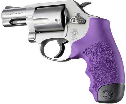 Hogue Rubber Grip for S&W J Frame, Round Butt, Monogrip, Purple Md: 60006