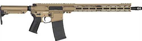 CMMG Resolute MK4 Semi-Auto Rifle .223 Remington 16.1" Barrel (1)-30Rd Magazine No Sights Synthetic Stock Cerakote Coyote Tan Finish