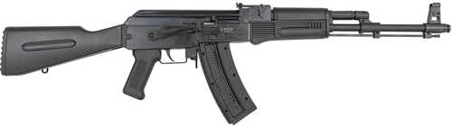 Blue Line Mauser AK-47 Omega Semi-Auto Rifle .22 Long 16.53" Faux Suppressor Barrel (1)-24Rd Magazine Adjustable Rear Sight Pistol Grips Black Finish