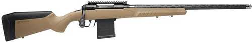 Savage Arms 110 Carbon Tactical Bolt Action Rifle .308 Winchester 22" Proof Fiber Threaded Barrel (1)-10Rd AICS Magazine No Sights Flat Dark Earth Synthetic Accustock Matte Black Finish
