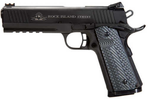 Rock Island Armory 10mm Pistol M1911-A1 Tactical 5 Inch Barrel 8 Round Parkerized Semi Automatic 51914
