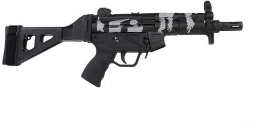Century Arms AP5 Semi-Auto Pistol 9mm Luger 5.75" Threaded Barrel (2)-30Rd Magazines Rear Diopter Adjustable Sights Grey Storm Camoflage Cerakote Finish