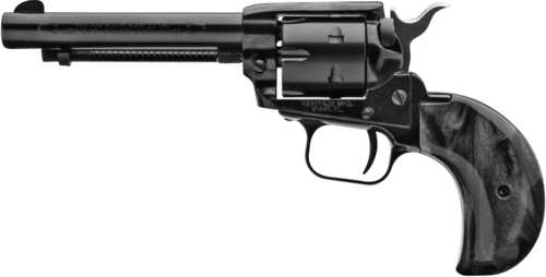 Heritage Rough Rider Revolver 22LR 1-6 Round Mag 4.75" Barrel Black Pearl Grip