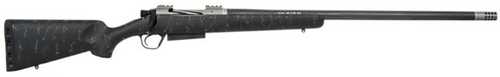 Christensen Arms Summit Ti Bolt Action Rifle 7mm Remington Magnum 26" Carbon Fiber Wrapped Stainless Steel Barrel 3Rd Capacity No Sights Black With Grey Webbing Sporter Synthetic Stock Finish