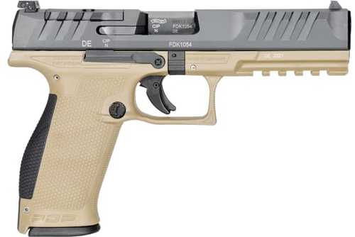 Walther Arms PDP Optic Ready Full Size Semi-Auto Pistol 9mm Luger 5" Rifled Barrel (1)-18Rd Magazine Adjustable Sights Black/Tan Finish