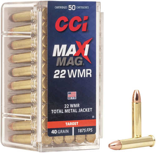 22 <span style="font-weight:bolder; ">Winchester</span> Magnum Rimfire 50 Rounds Ammunition CCI 40 Grain Soft Point