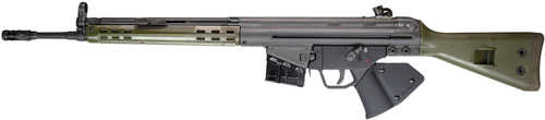 Precision Target Rifles GI 100 Semi-Auto Tactical .308 <span style="font-weight:bolder; ">Winchester</span> 18" Taperd Black Barrel (1)-10Rd Magazine California Paddle Grips Green Synthetic Stock Finish