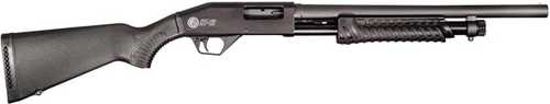 Rossi ST-12 Pump Action Shotgun 12 Gauge 3" Chamber 18.5" Barrel 4Rd Capacity Front Bead Fixed Sights Front/Rear Sling Attachments Black Synthetic Stock Matte Finish