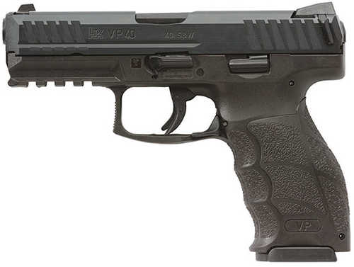 <span style="font-weight:bolder; ">Heckler</span> & Koch VP40 Double Action Only Semi-Auto Pistol .40 S&W 4.09" Polygonal Rifled Barrel (2)-13Rd Magazines 3-Dot Sights Black Polymer Finish