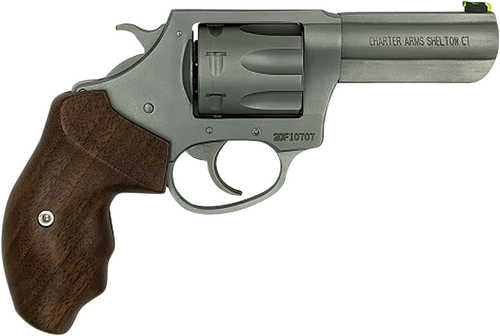 Charter Arms Professional IV Revolver 32 H&R Mag 3" Barrel 7Rd Capacity LitePipe Front & Fixed Rear Sights Wood Grips Stainless Steel Finish