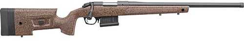 <span style="font-weight:bolder; ">Bergara</span> B14 HMR Bolt Action Rifle .22-250 Remington 24" Free-Floating Black Cerakote Barrel (1)-5Rd Magazine Drilled & Tapped Adjustable Cheekpiece Mini-Chassis Synthetic Stock Speckled Brown Finish