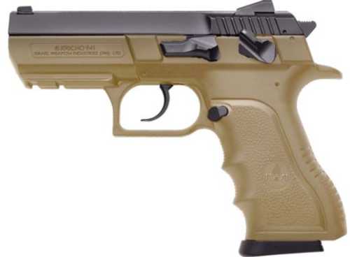 Israel Weapon Industries Jericho 941 Enhanced Semi-Auto Pistol 9mm Luger 3.8" Barrel (2)-16Rd Magazines Adjustable Sights Black Slide Flat Dark Earth Polymer Finish